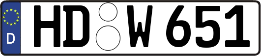 HD-W651