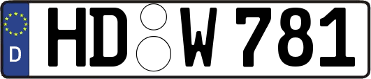 HD-W781
