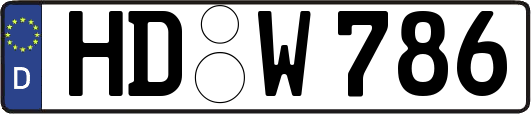 HD-W786