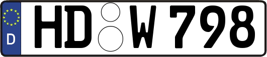 HD-W798