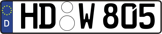 HD-W805