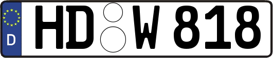 HD-W818
