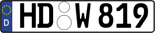 HD-W819