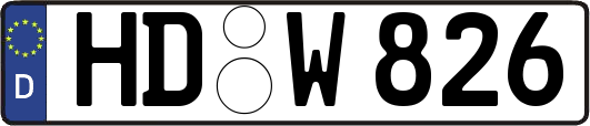 HD-W826