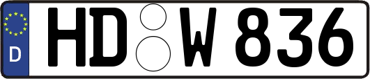 HD-W836