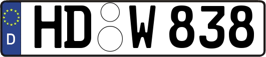HD-W838