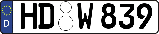 HD-W839