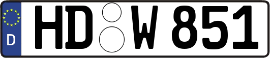 HD-W851