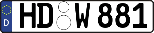 HD-W881