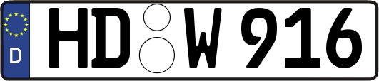 HD-W916