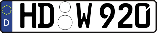 HD-W920