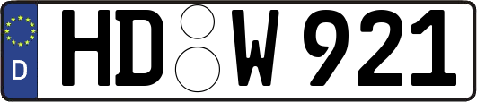 HD-W921