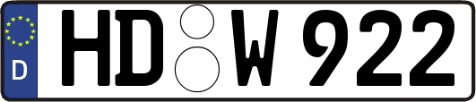 HD-W922