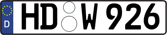 HD-W926