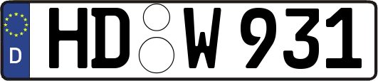 HD-W931