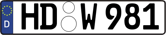 HD-W981