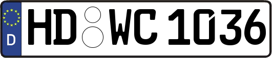 HD-WC1036