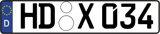 HD-X034