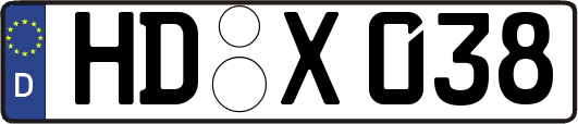 HD-X038