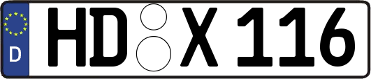 HD-X116