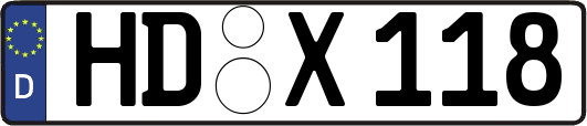 HD-X118