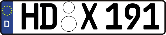 HD-X191