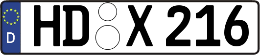 HD-X216