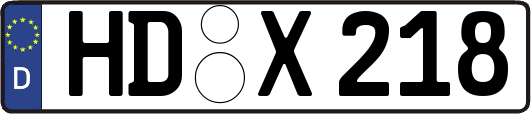 HD-X218