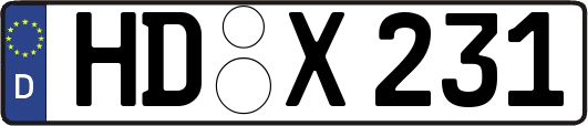 HD-X231