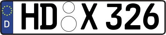 HD-X326