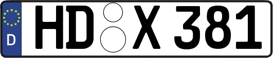 HD-X381