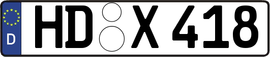 HD-X418