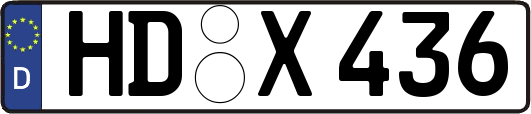 HD-X436