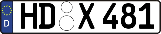 HD-X481