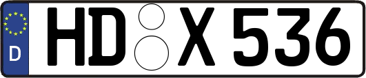 HD-X536