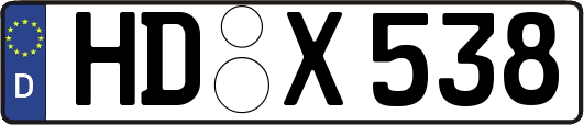 HD-X538