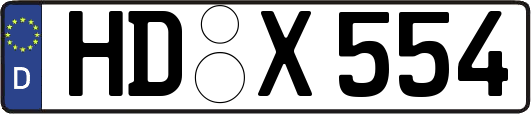 HD-X554