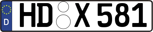 HD-X581