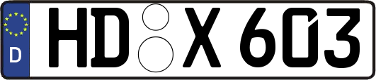 HD-X603