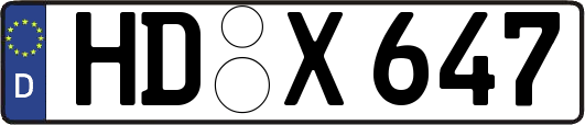 HD-X647