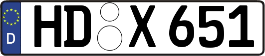 HD-X651