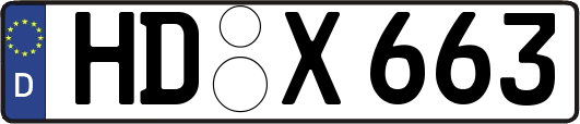 HD-X663