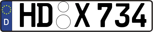 HD-X734