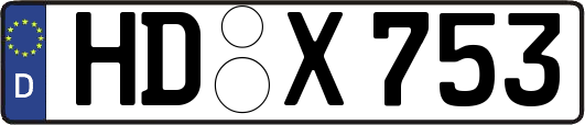 HD-X753