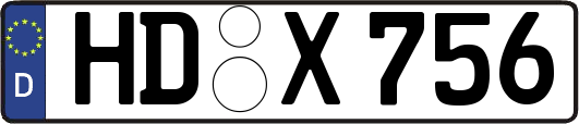 HD-X756