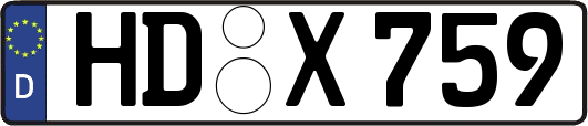 HD-X759