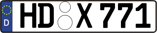 HD-X771