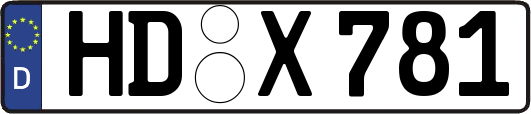 HD-X781