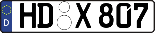 HD-X807