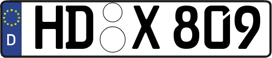 HD-X809